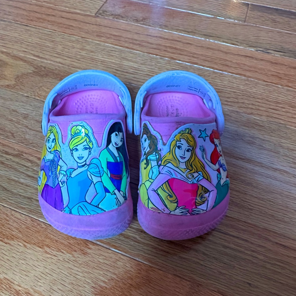 Kids princess crocs